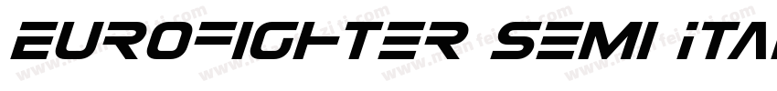 Eurofighter Semi Italic字体转换